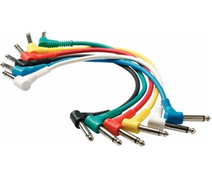 CABLE WARWICK (SET) DE 6 PLUG  INSTRUMENTOS  WARWICK