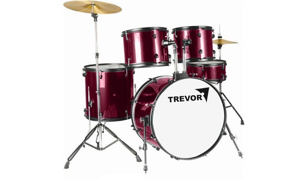BATERIA TREVOR 5PZ CON PLATILL ACUSTICAS  TREVOR