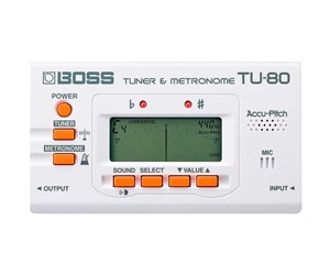 AFINADOR METRONOMO BOSS BLANCO   BOSS