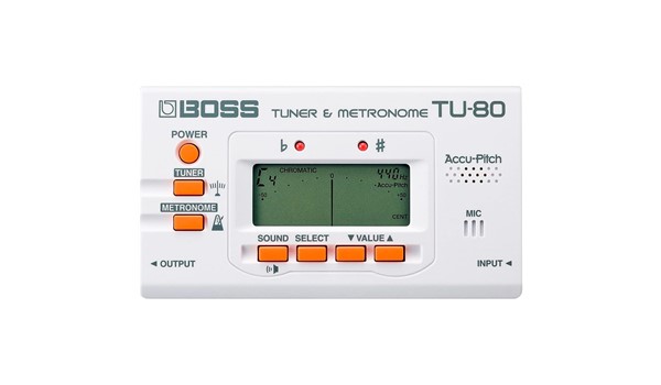 AFINADOR METRONOMO BOSS BLANCO   BOSS