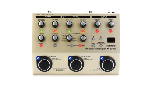 PEDAL BOSS VOCAL ACOUSTIC
